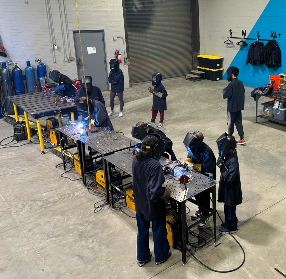 Fabrication work at Buildmo